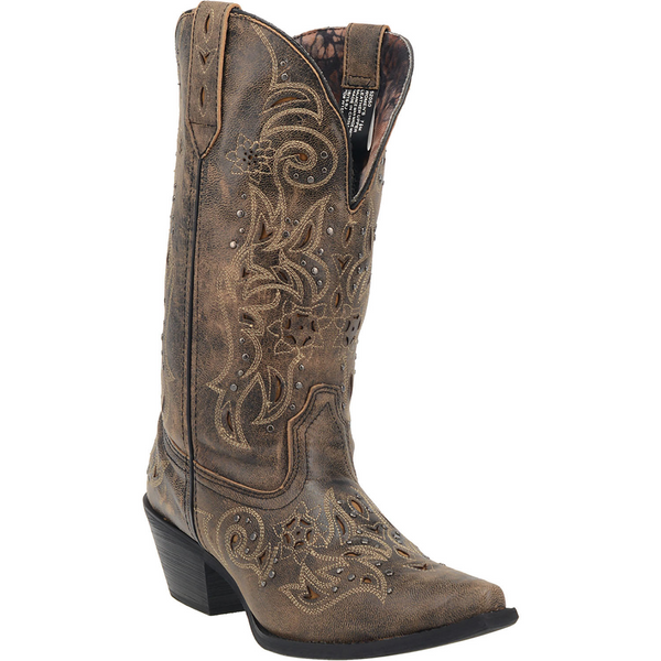Laredo Boots Ladies 52050 12" VANESSA BLACKTAN