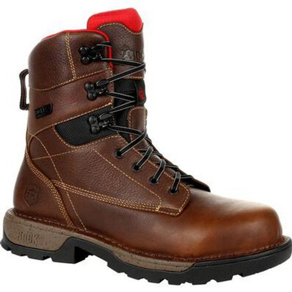 Rocky Mens Legacy 32 8" Composite Toe Waterproof Work Boot RKK0302 BROWN