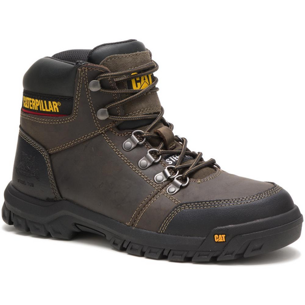 Caterpillar Men's Outline Steel Toe Work Boot P90802 Dark Gull Grey