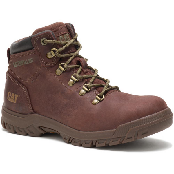 Caterpillar Women's Mae Steel Toe Waterproof Work Boot P91011 Cocoa