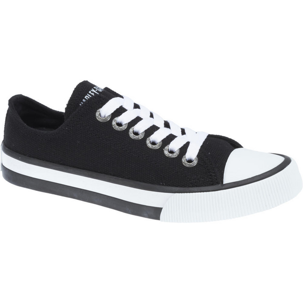 Harley Davidson Ladies Sneakers Zia D83817 Black Canvas