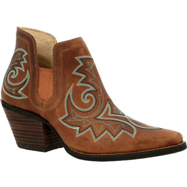 Crush by Durango® Women's Golden Brown Western Fashion Bootie DRD0401 GOLDEN BROWN