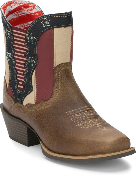 Justin Ladies Boots L9522 Chellie Brown