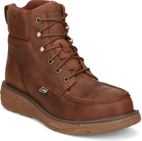 Justin Mens Boots SE471 Rush Nano Comp Toe Brown