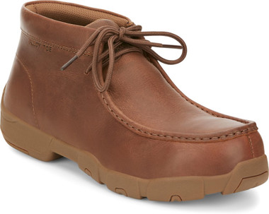 Justin Mens Boots SE242 Cappie Aluminum Toe Brown display picture 3