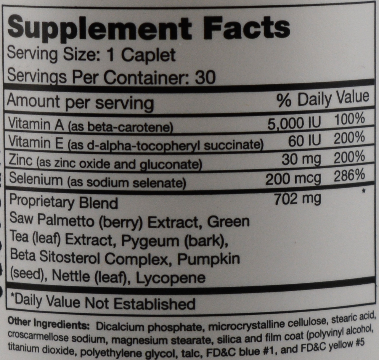 Herbal Groups/Longlife Solutions Prostalex Plus 30 Tablets HD