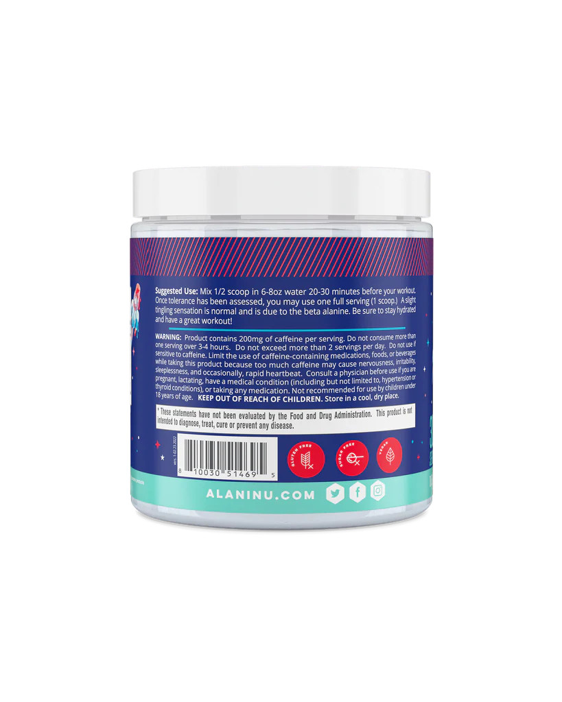 ALANI NU PREWORKOUT ROCKET POP, 30 SERVINGS HD Nutraceuticals