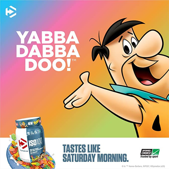 DYMATIZE ISO 100 HYDROLYZED 100 WHEY PROTEIN ISOLATE FRUITY PEBBLES