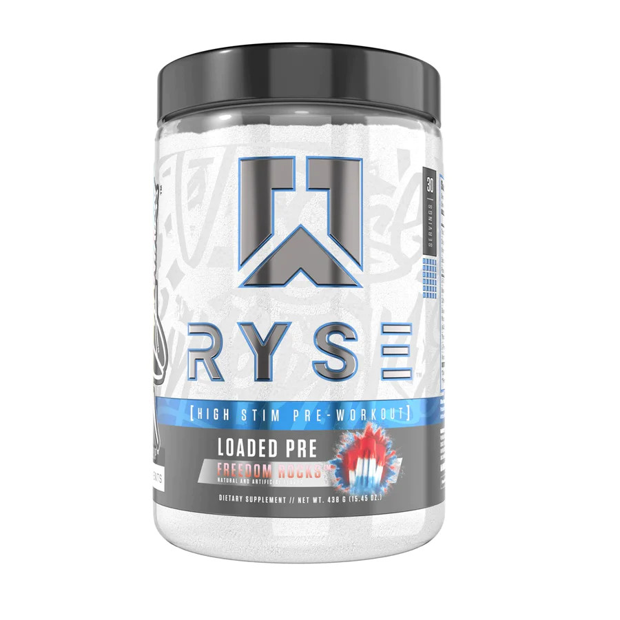 RYSE LOADED PREWORKOUT CHERRY RING POP, 30 SERVINGS HD Nutraceuticals