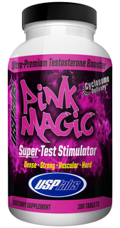 USP LABS PINK MAGIC TESTOSTERONE BOOSTER, 180 TABLETS