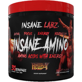 INSANE LABZ INSANE AMINO  HELLBOY FRUIT PUNCH, 30 SERVINGS