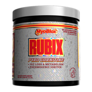 MYOBLOX RUBIX PYRO CARNITINE MANGO CHAMOY, 40 SERVINGS