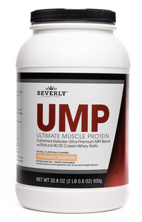 BEVERLY INTERNATIONAL UMP SUSTAINED-RELEASED GRAHAM CRACKER PROTEIN, 29 SERVINGS, 80:20 CASEIN: WHEY RATIO