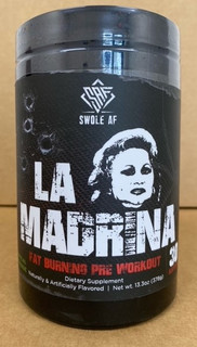 SWOLE AF LA MADRINA FAT BURNING PRE-WORKOUT TROPICAL PARADISE, 30 SERVINGS