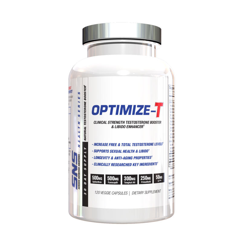 SERIOUS NUTRITION SOLUTIONS OPTIMIZE-T, 120 VEGETABLE CAPSULES