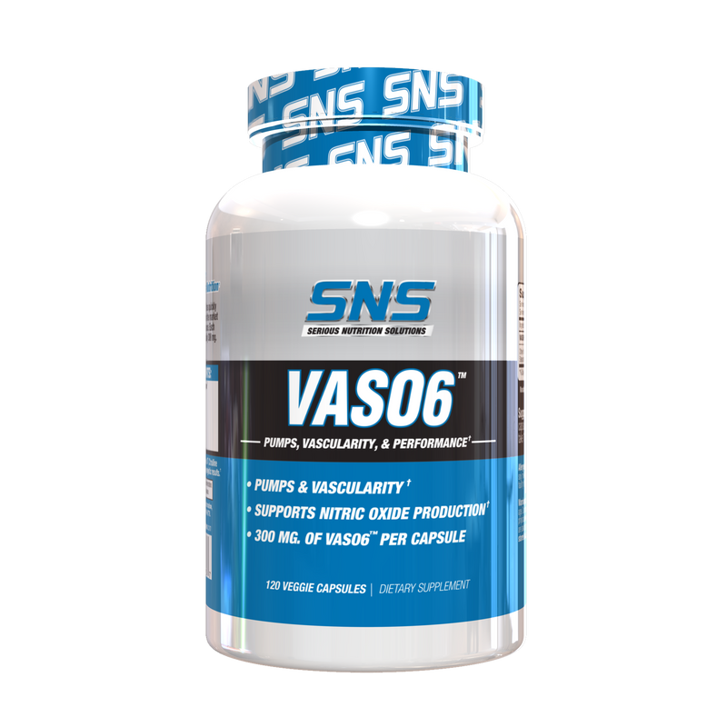 SERIOUS NUTRITION SOLUTIONS VAS06, 120 VEGETABLE CAPSULES