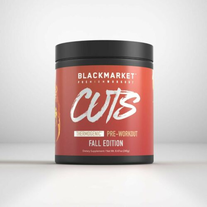 BLACKMARKET CUTS THERMOGENIC PRE-WORKOUT FALL EDITION APPLE GINGER  MIMOSA, 30 SERVINGS