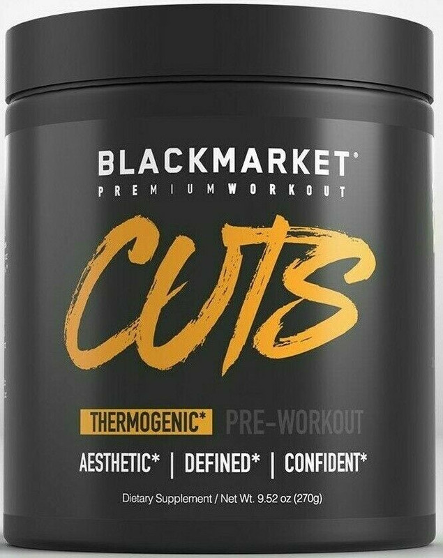 BLACKMARKET CUTS THERMOGENIC PRE-WORKOUT SOUR GUMMY, 30 SERVINGS