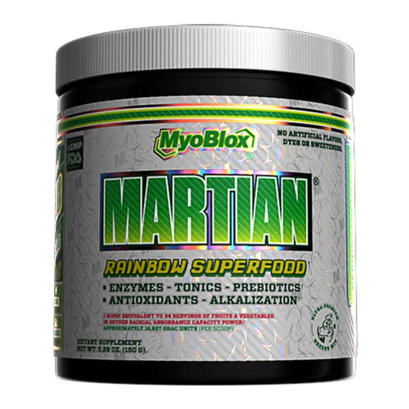 MYOBLOX MARTIAN RAINBOW SUPERFOOD PEPINO LEMONADE, 30 SERVINGS