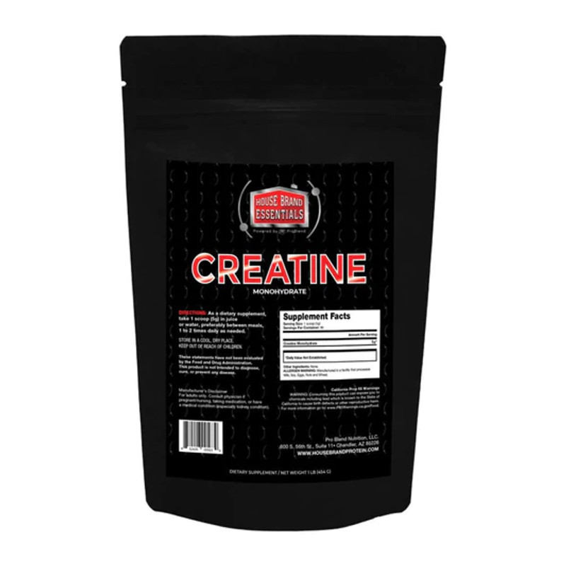 HOUSE BRAND ESSENTIAL CREATINE MONOHYDRATE 45 SERVINGS