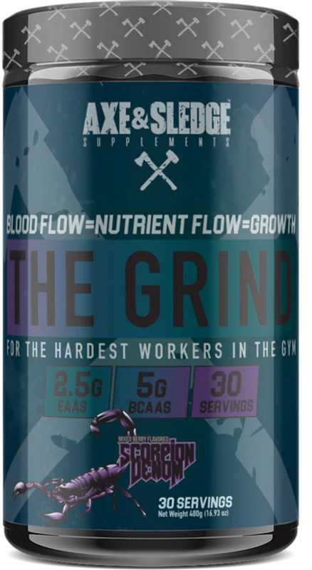 AXE & SLEDGE THE GRIND  SCORPION VENOM, 30 SERVINGS