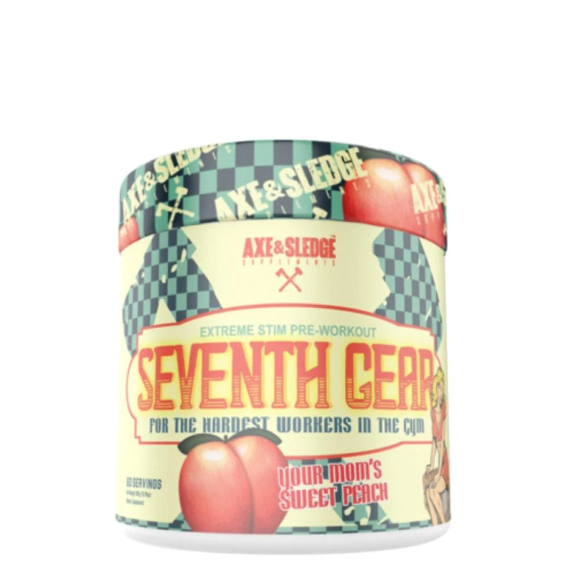 AXE & SLEDGE SEVENTH GEAR, YOUR MOM'S SWEET PEACH, 60 SERVINGS