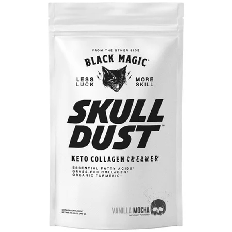 BLACK MAGIC SUPPLY SKULL DUST VANILLA MOCHA, 20 SERVINGS