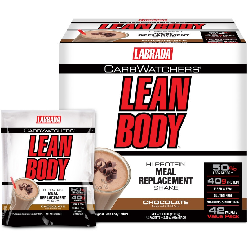 LABRADA CARBWATCHER LEAN BODY CHOCOLATE MRP, 42CT