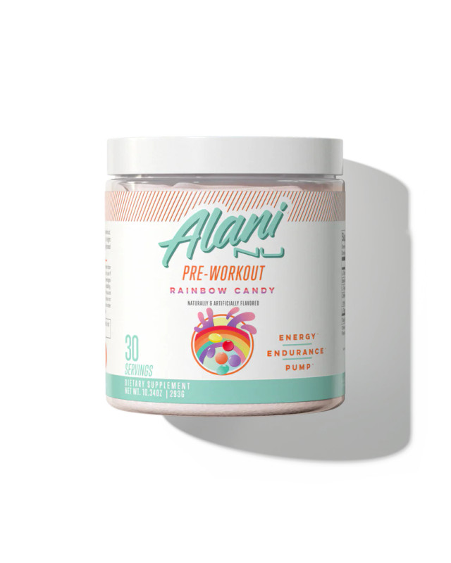 ALANI NU PRE-WORKOUT RAINBOW CANDY, 30 SERVINGS