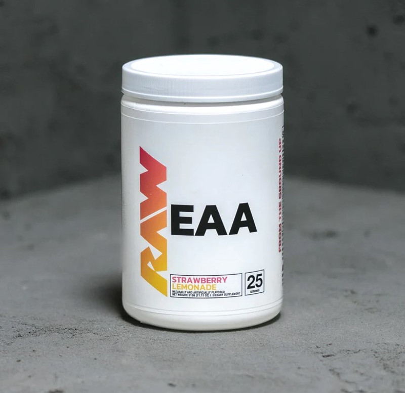 RAW NUTRITION RAW EAA STRAWBERRY LEMONADE, 25 SERVINGS