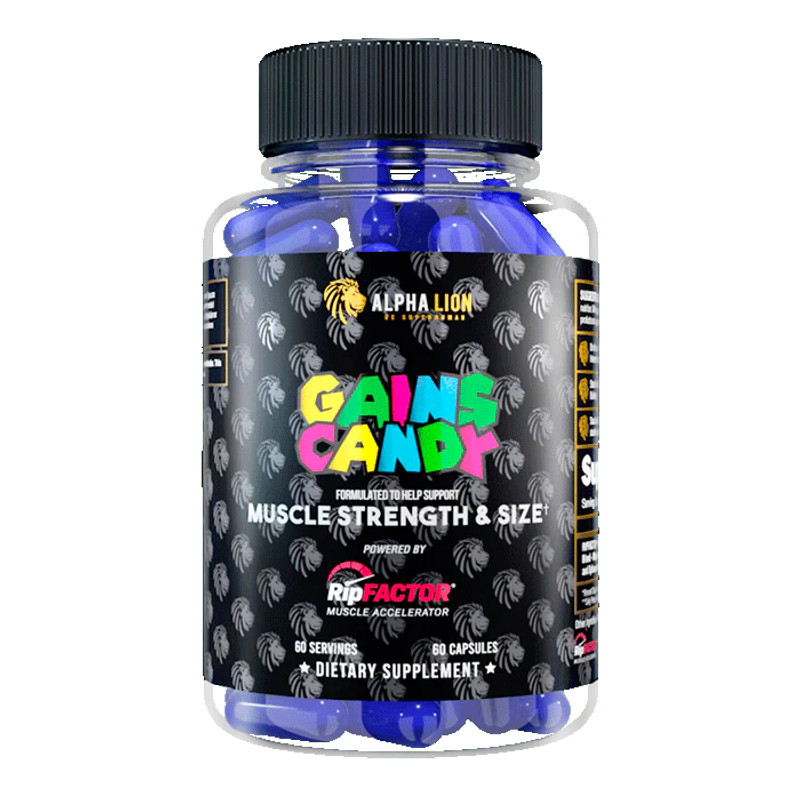 ALPHA LION GAINS CANDY RIPFACTOR, 60 CAPSULES