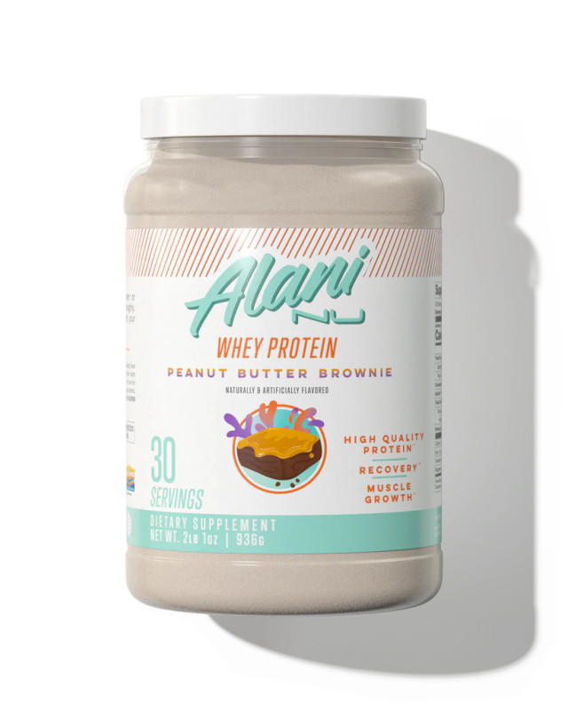 ALANI NU WHEY PROTEIN PEANUT BUTTER BROWNIE, 30 SERVINGS