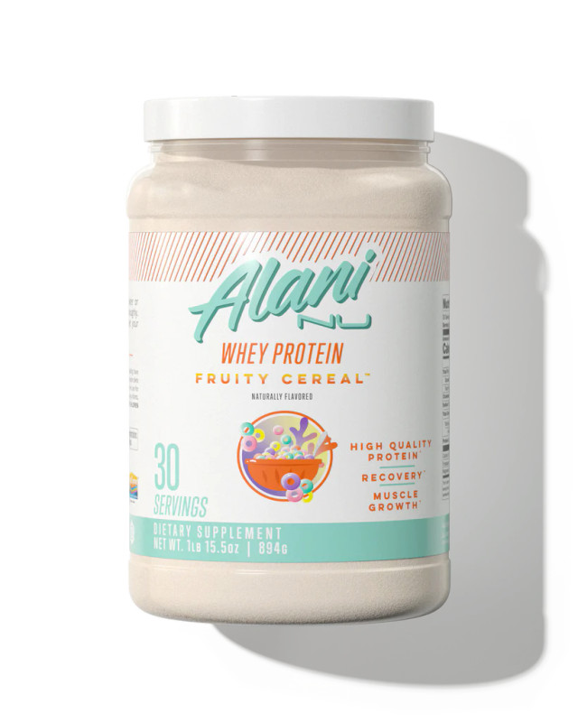 ALANI NU WHEY PROTEIN FRUITY CEREAL, 30 SERVINGS