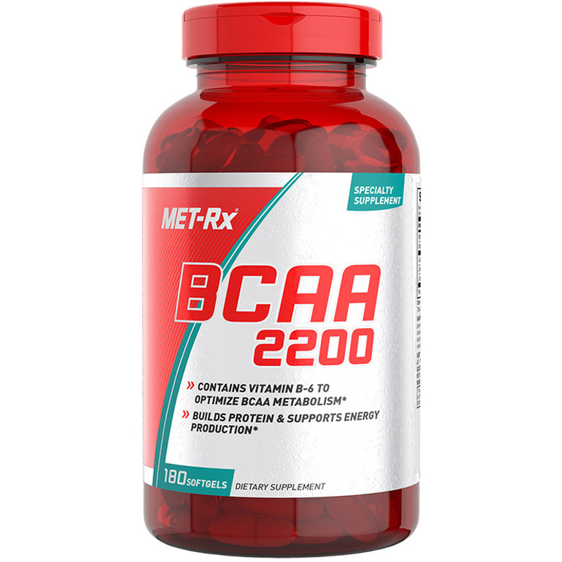 MET-RX BCAA 2200, 180 SOFTGELS