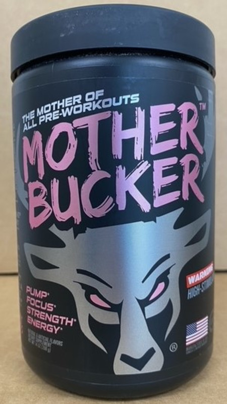 BUCKED UP MOTHER BUCKER STRAWBERRY SUPER SETS, 20 SERVINGS