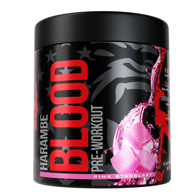 LMNITRIX HARAMBE BLOOD PRE-WORKOUT PINK STARBLAST, 25 SERVINGS