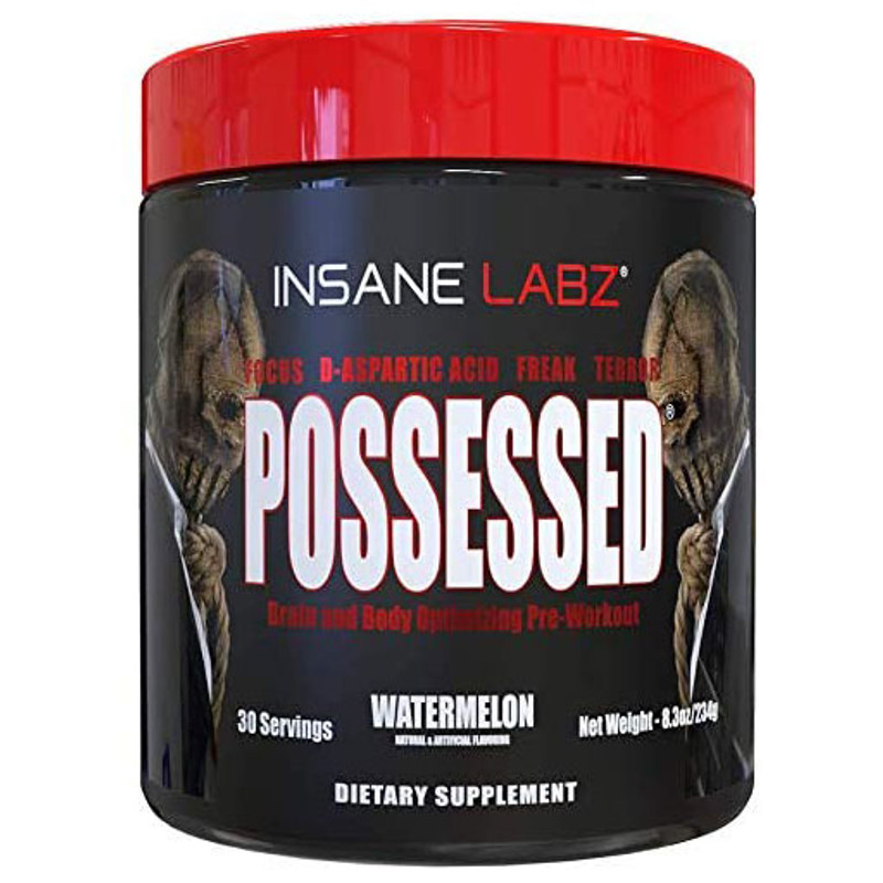 INSANE LABZ POSSESSED BRAIN AND BODY OPTIMIZING PRE-WORKOUT, WATERMELON, 30 SERVINGS