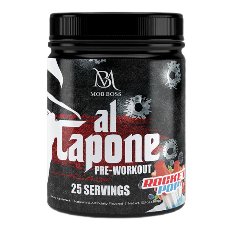 MOB BOSS NUTRITION AL CAPONE PRE-WORKOUT ROCKET POP, 25 SERVINGS