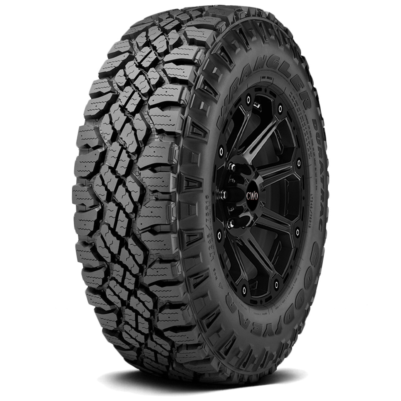 LT315/70R17 Goodyear Wrangler DuraTrac 121Q D/8 Ply BSW Tire 312031142