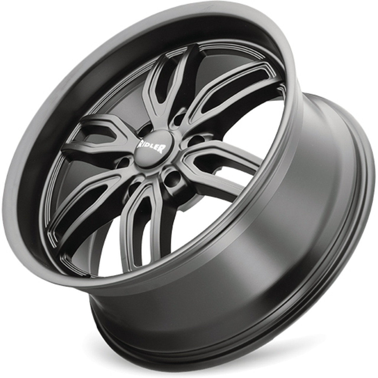 Ridler 609 22x9.5 6x135 +30mm Matte Black Wheel Rim 22