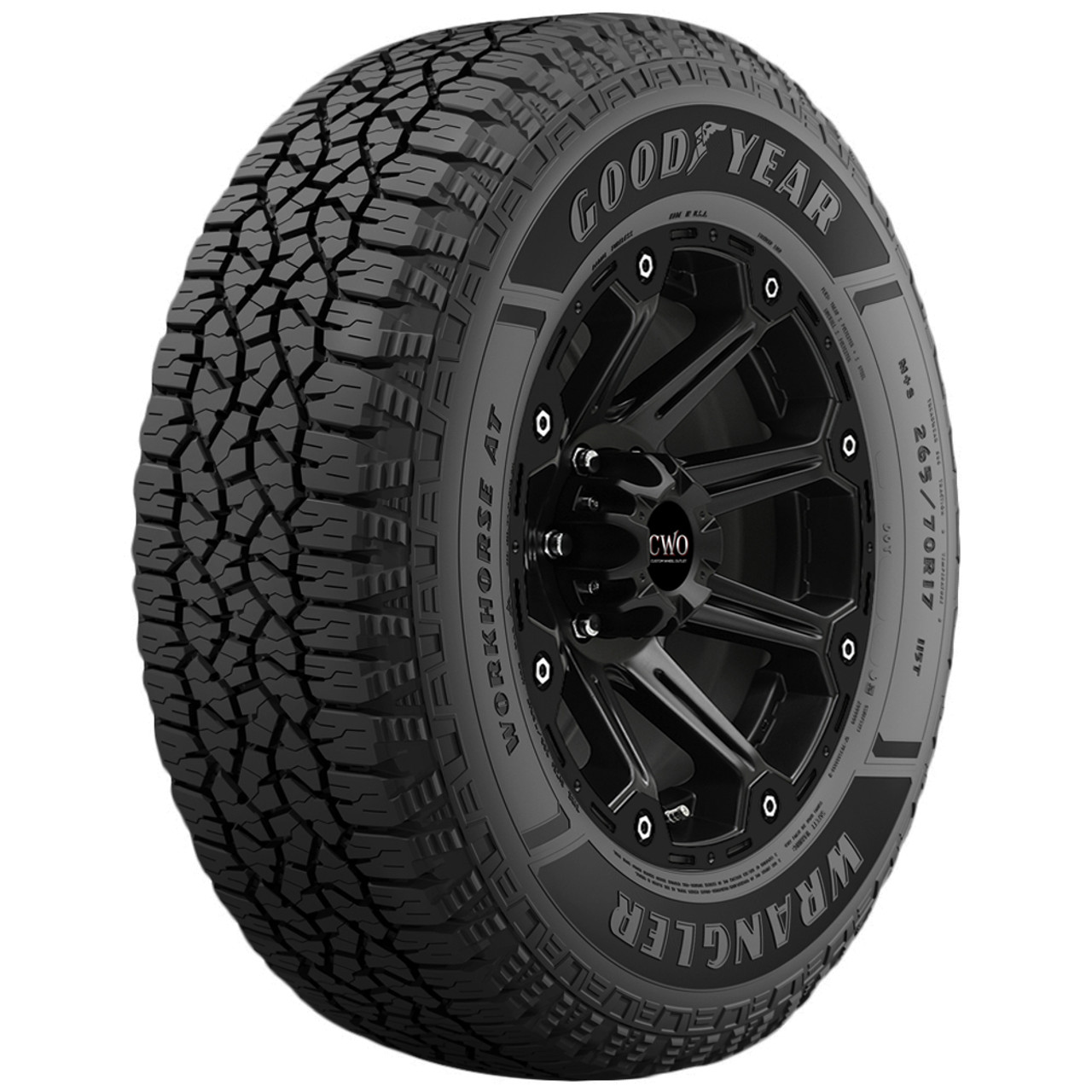 255/70R16 Goodyear Wrangler Workhorse AT 111S SL/4 Ply White Letter Tire  480127856 - ShopCWO