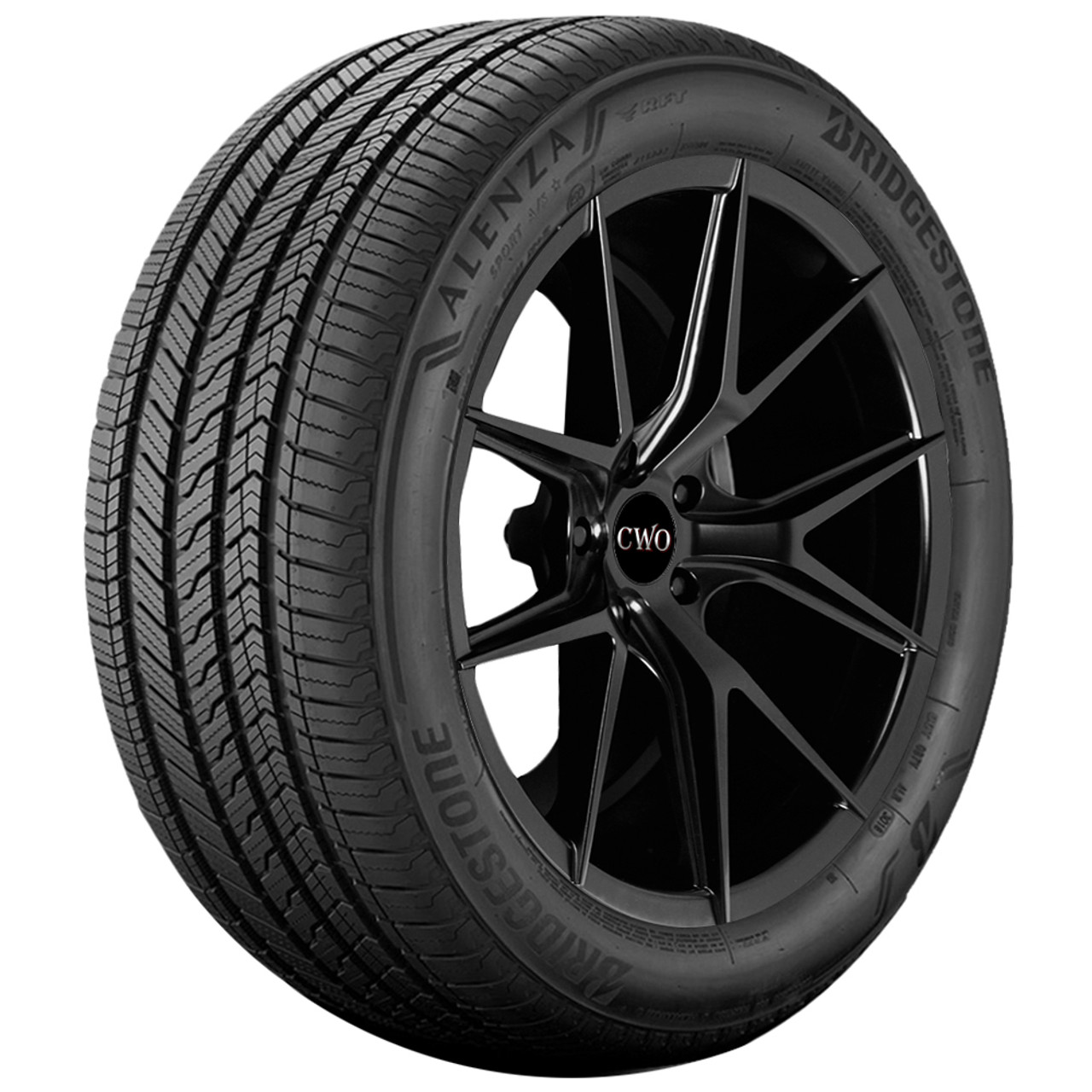 255/55R19 Bridgestone Alenza Sport A/S 111V XL/4 Ply Tire 012-057