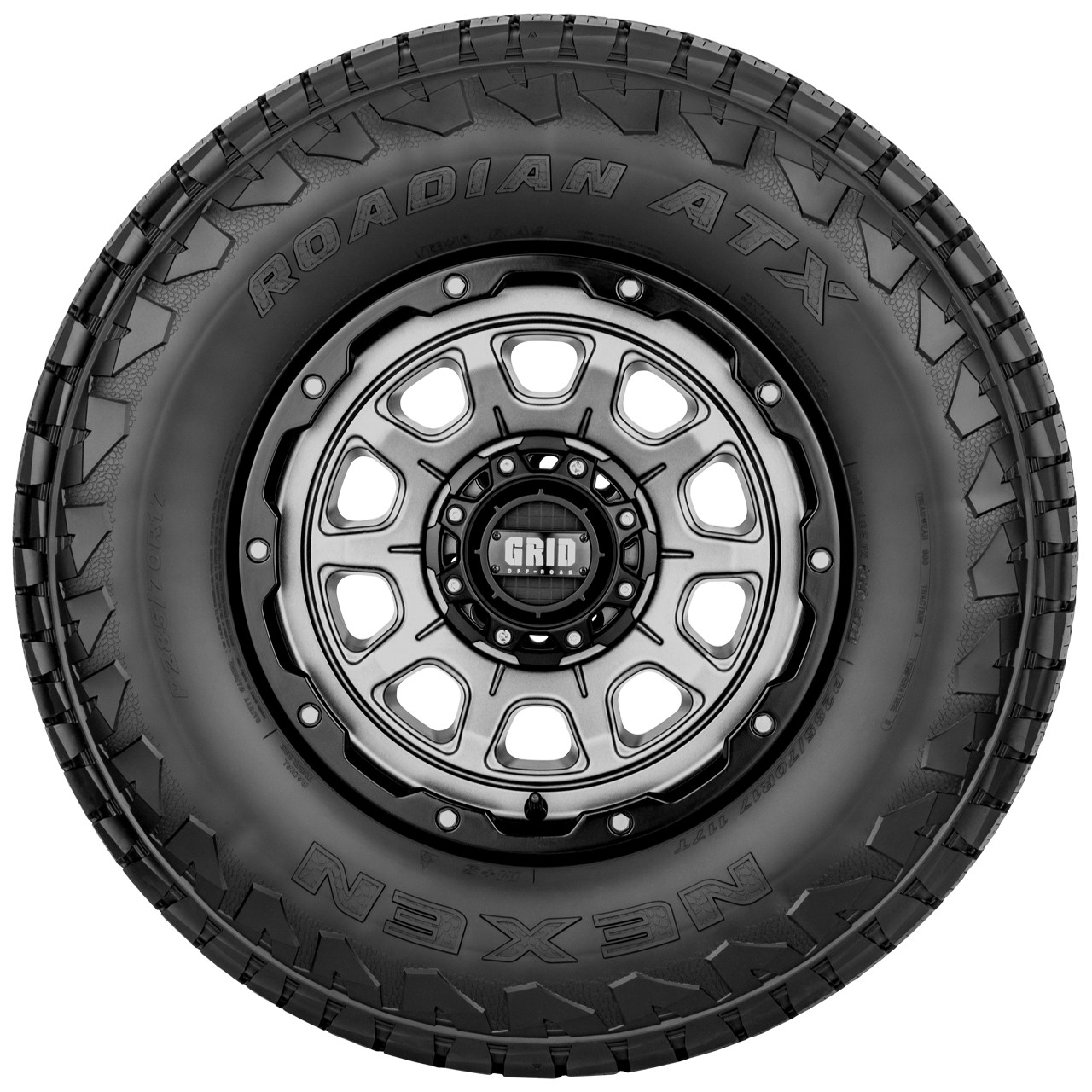 225/55R17 Nexen Roadian ATX 101V XL Black Wall Tire 10448NXK