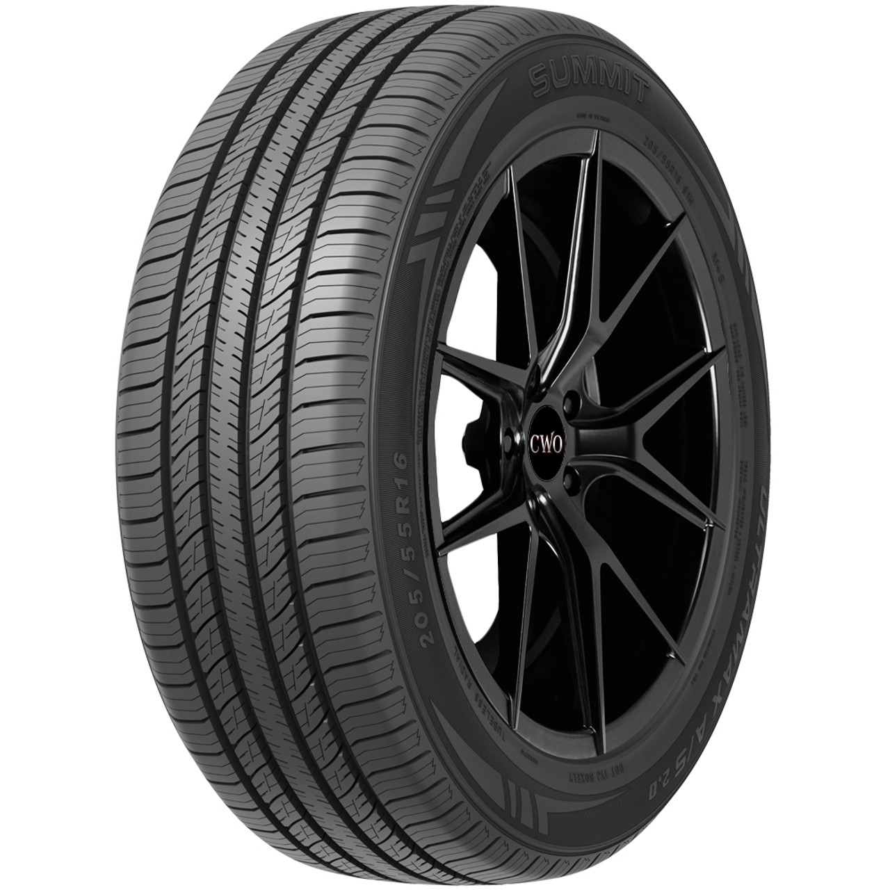 P225/65R17 Summit Ultra Max AS 2.0 102T SL Black Wall Tire 10176