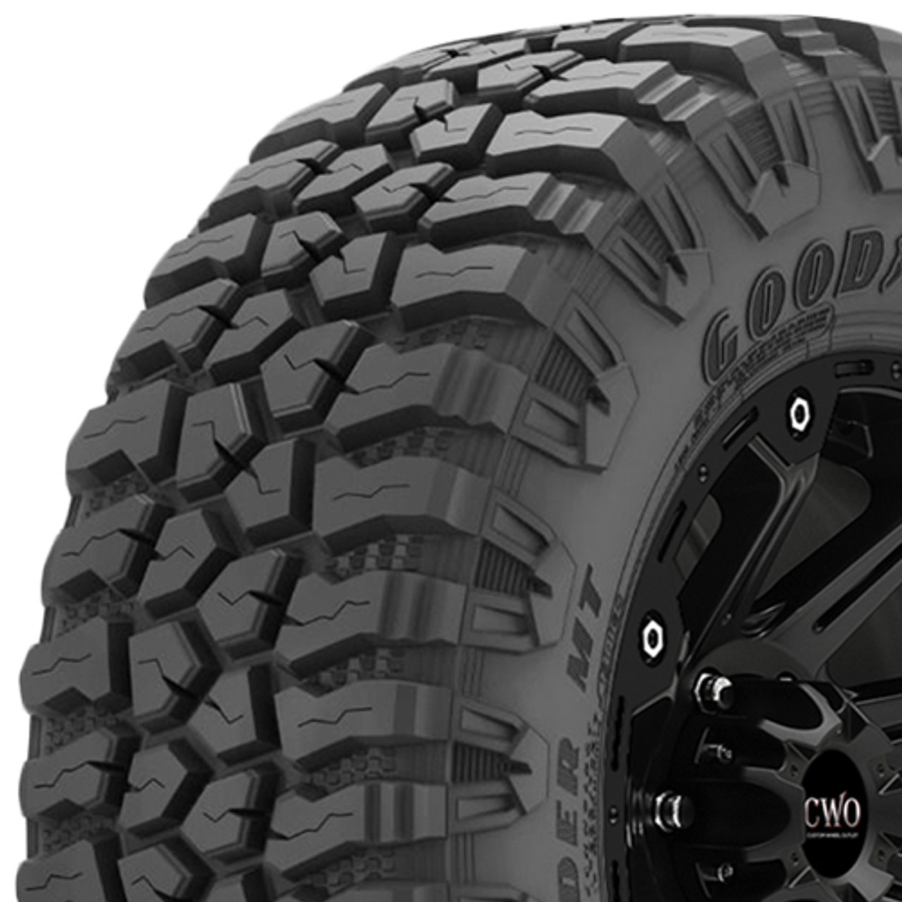 37x12.50R17LT Goodyear Wrangler Boulder MT 124Q Load Range D Tire 753014002