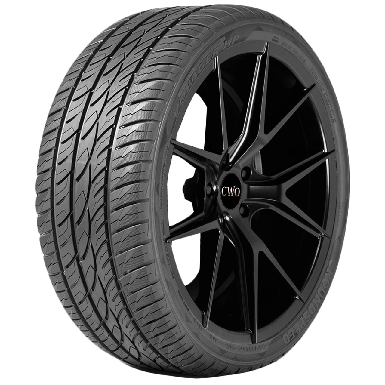 235/45ZR17 GroundSpeed Voyager HP 97W XL Black Wall Tire 115920 ...