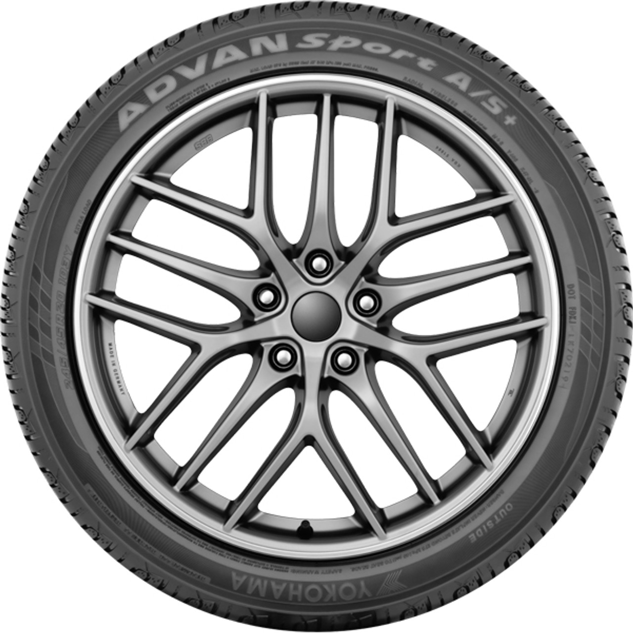 Yokohama Advan Sport A/S+ Tire 225/40R19 110140647
