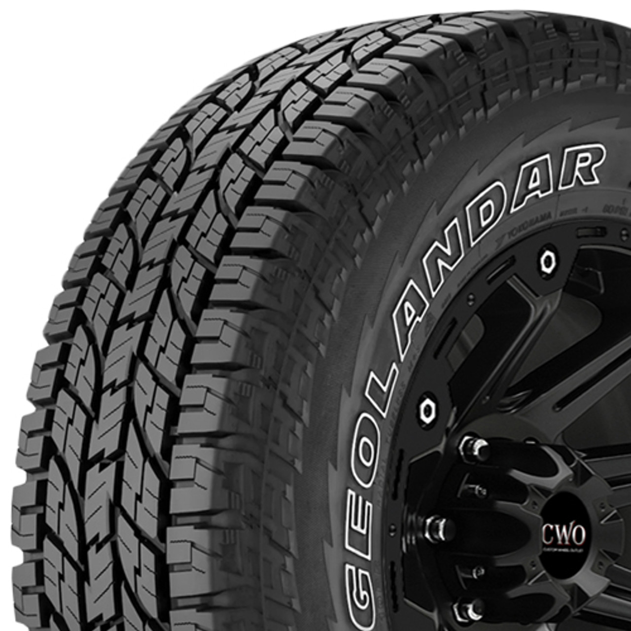 225/65R17 Yokohama Geolandar A/T G015 102T SL White Letter