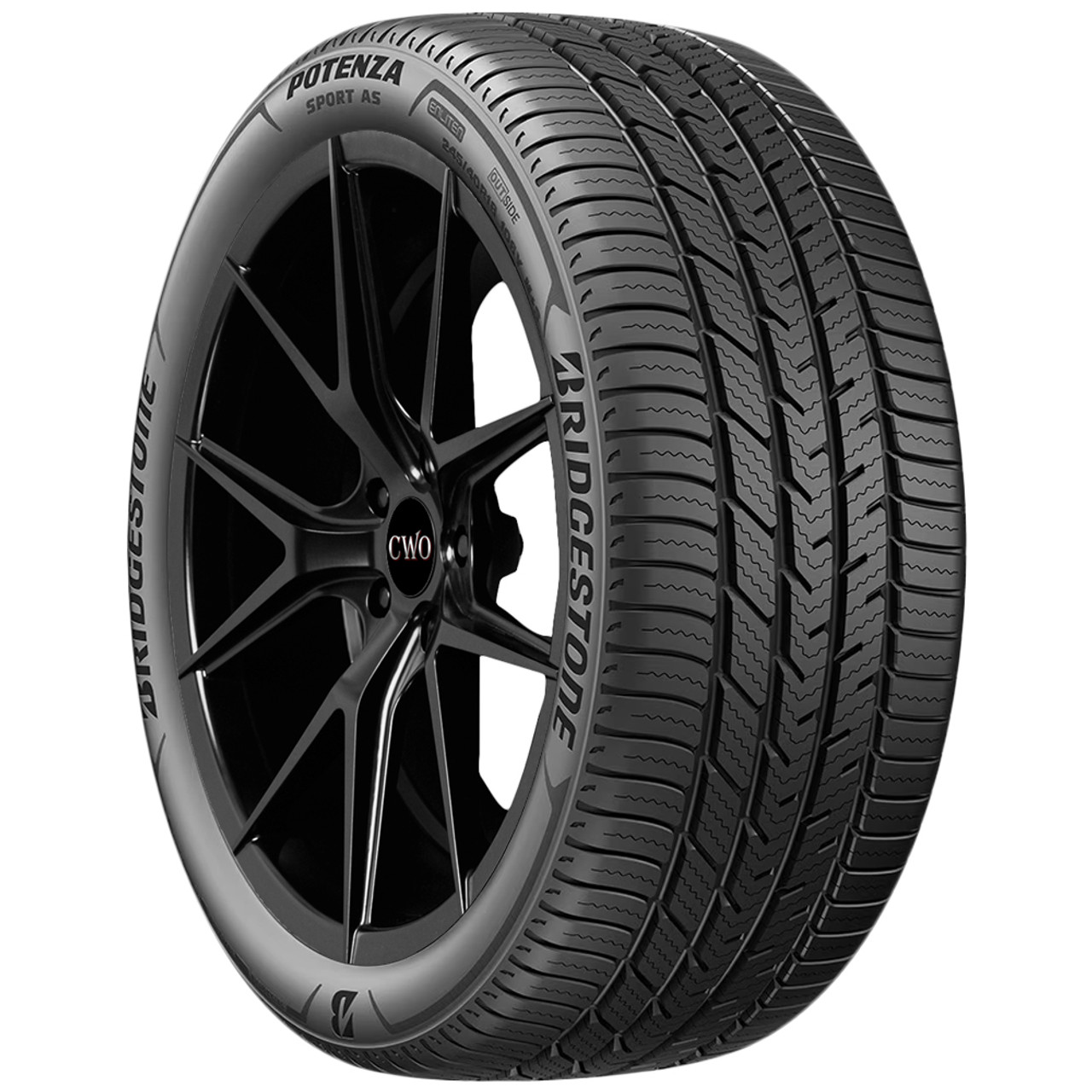 235/40R18 Bridgestone Potenza Sport A/S 95Y XL Black Wall