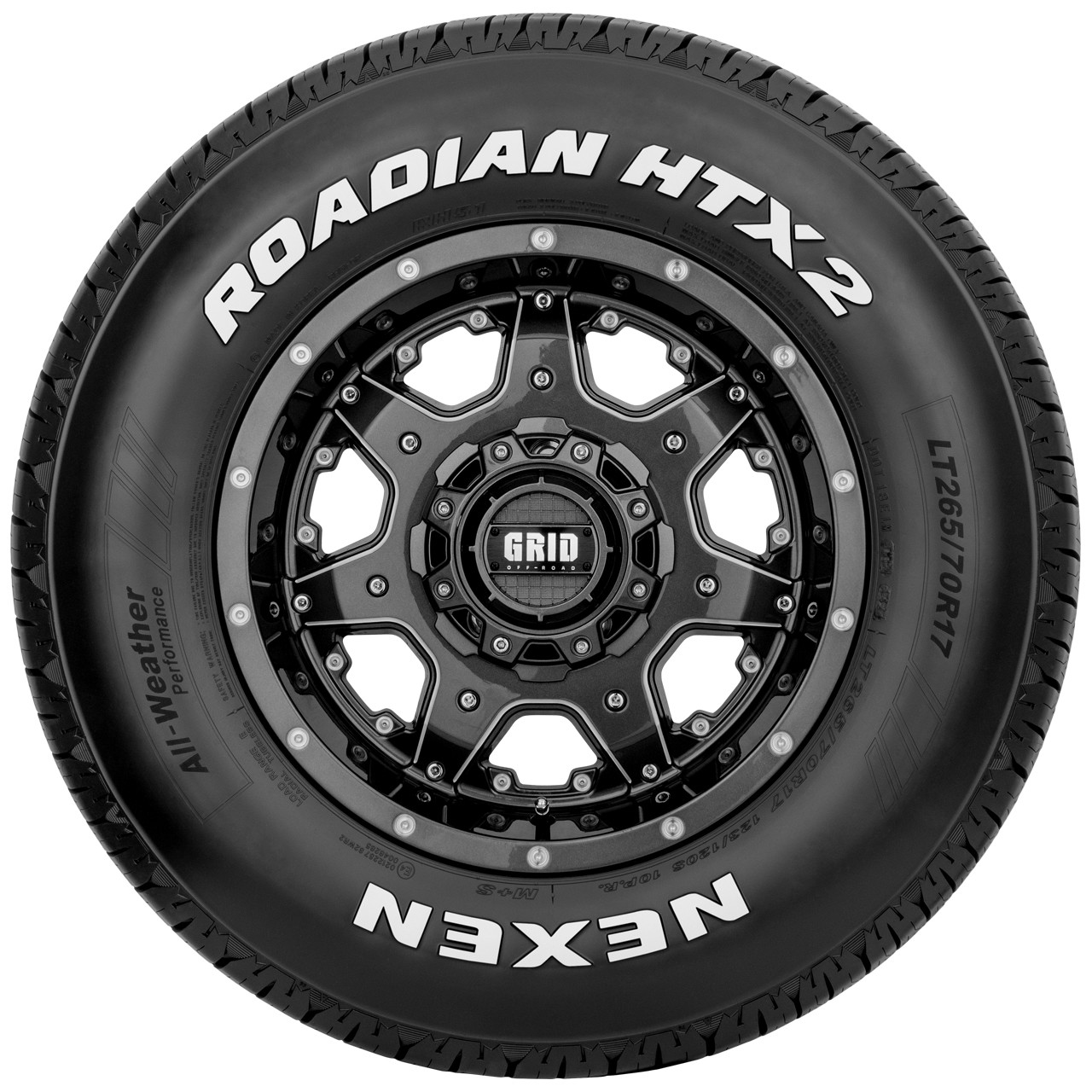 tataty♪② 255/65R16 Nexen Roadian HTX 2 109T SL White Letter Tire